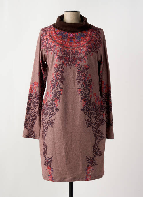 Rochie pulover roz SMASH WEAR femeie