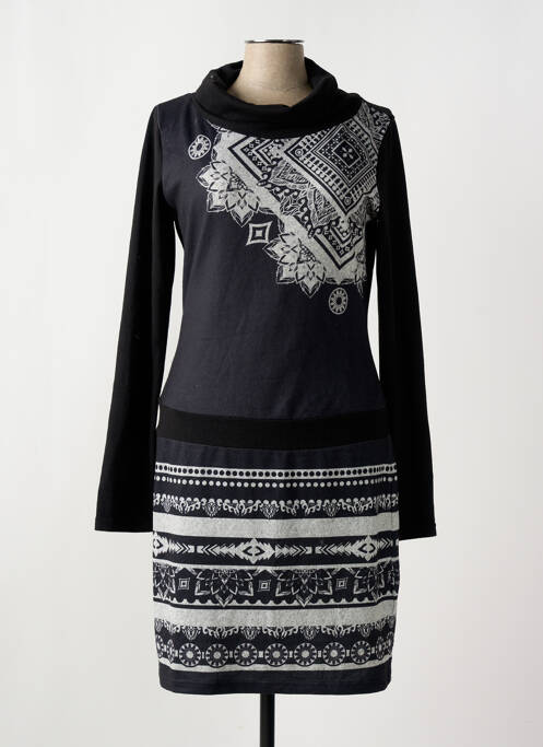 Rochie pulover negru SMASH WEAR femeie