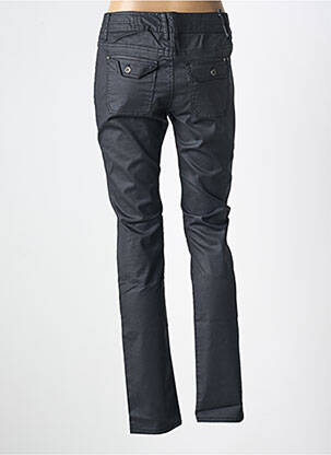 Pantalon slim țesătură acoperită mărime normală negru DDP femeie