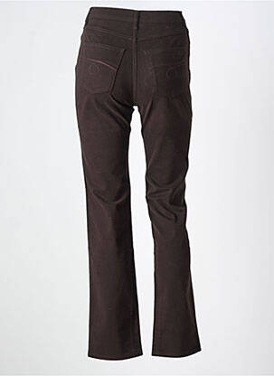 Pantalon drept elasticitate mărime normală maro OBER femeie