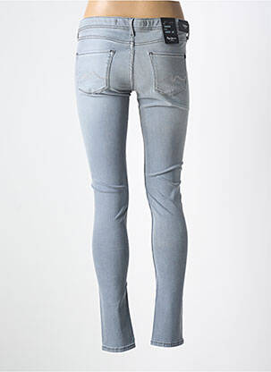 Blugi cu croială slim elasticitate gri PEPE JEANS fată