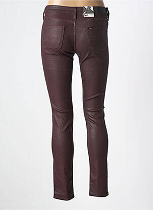 Pantalon slim țesătură acoperită mărime normală violet LEE femeie