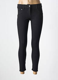 Blugi cu croială slim elasticitate mărime normală negru LEGZSKIN femme