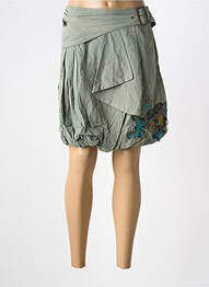 Fustă scurtă căptușeală verde DESIGUAL femme