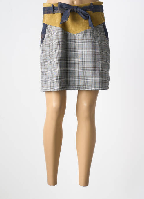 Fustă scurtă gri SMASH! femeie