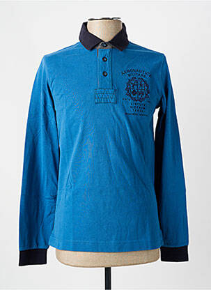 Polo albastru AERONAUTICA bărbat