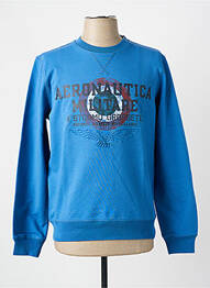 Hanorac elasticitate mâneci lungi albastru AERONAUTICA homme