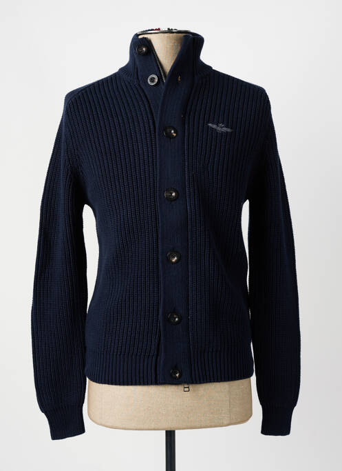 Vestă cu mâneci lungi albastru AERONAUTICA bărbat