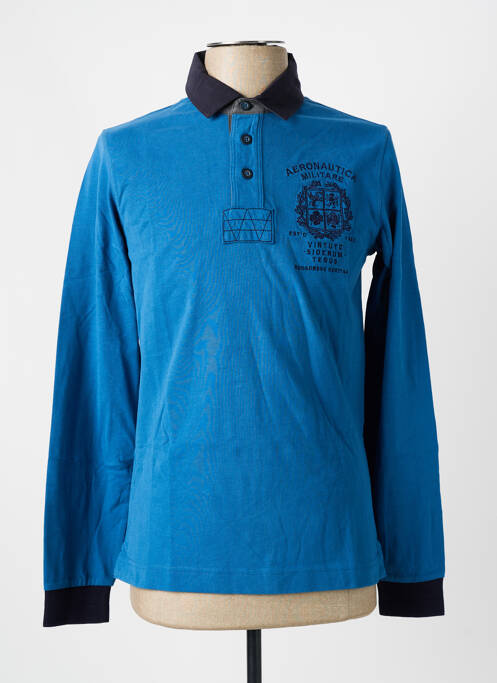 Polo albastru AERONAUTICA bărbat