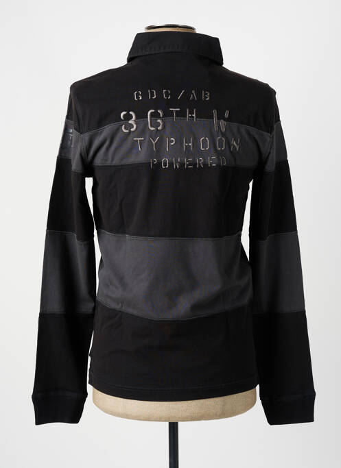 Polo negru AERONAUTICA bărbat