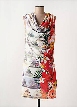 Rochie scurtă fără mâneci fără mâneci gri SMASH WEAR femeie