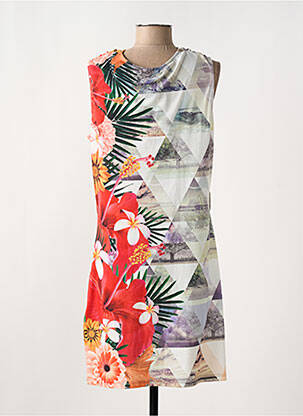 Rochie scurtă fără mâneci fără mâneci gri SMASH WEAR femeie