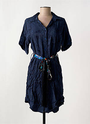 Rochie midi albastru DESIGUAL femeie