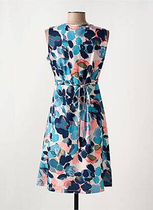 Rochie midi mâneci scurte mâneci scurte albastru SMASHED LEMON femeie