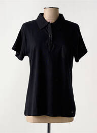 Polo elasticitate mâneci scurte negru FELINO femme
