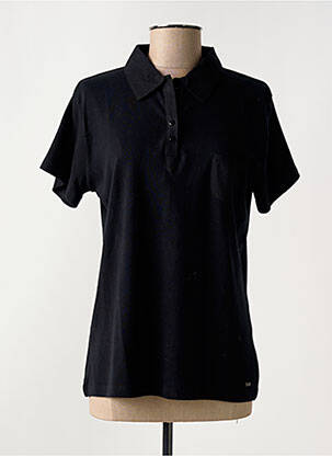 Polo negru FELINO femeie