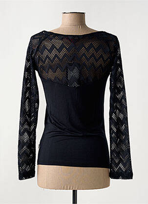 Top țesătură jersey mâneci lungi negru LOLA ESPELETA femeie