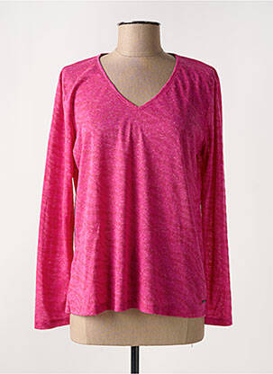 Tricou roz FELINO femeie