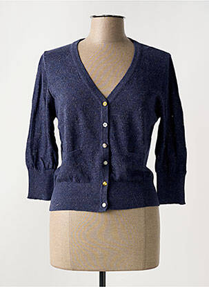 Vestă cu mâneci lungi albastru YUMI femeie