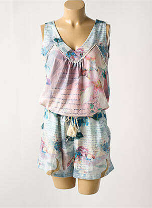 Salopetă scurtă roz SMASH WEAR femeie