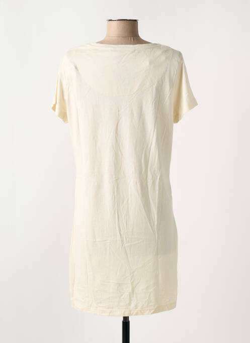 Tunică mâneci scurte bej DESIGUAL femeie