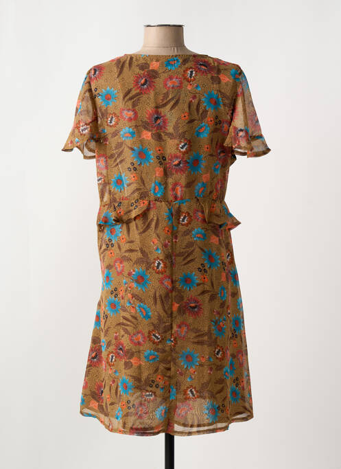 Rochie scurtă maro MOLLY BRACKEN femeie