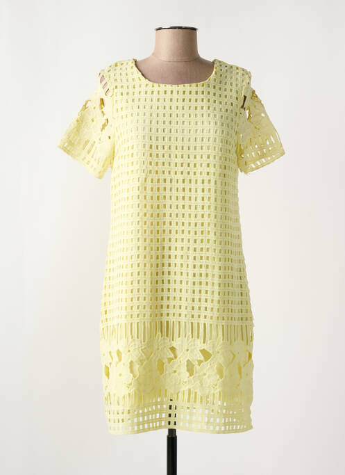 Rochie scurtă galben MOLLY BRACKEN femeie