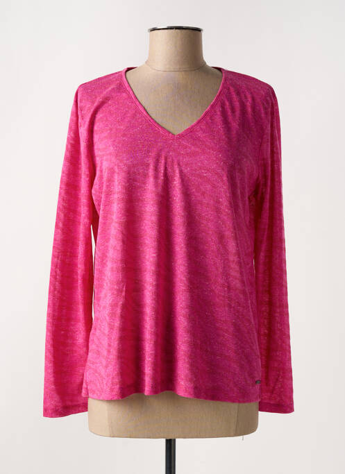 Tricou roz FELINO femeie