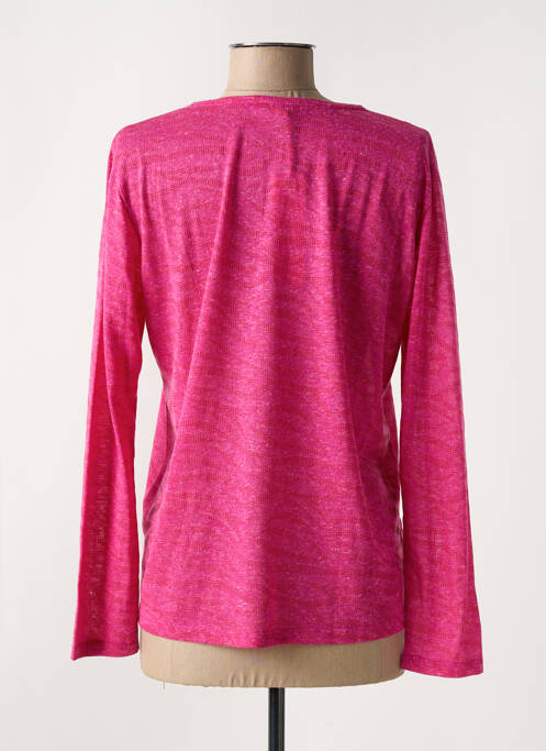 Tricou roz FELINO femeie