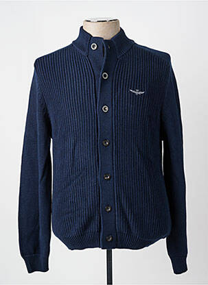 Vestă cu mâneci lungi albastru AERONAUTICA bărbat