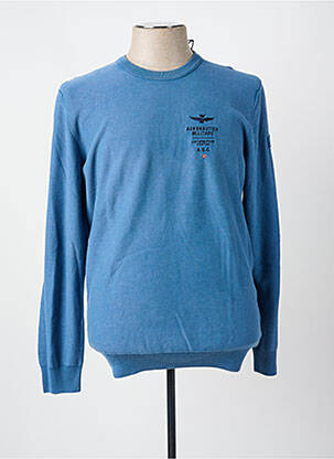 Pulover albastru AERONAUTICA bărbat