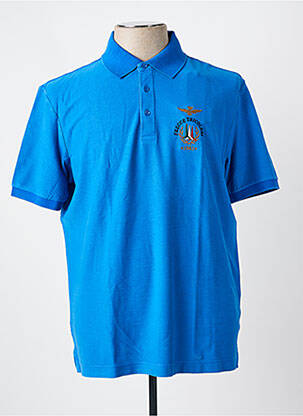 Polo albastru AERONAUTICA bărbat