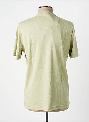 Tricou broderie mâneci scurte verde AERONAUTICA bărbat