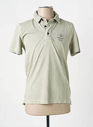 Polo țesătură jersey mâneci scurte verde AERONAUTICA homme