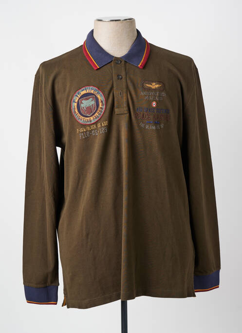 Polo verde AERONAUTICA bărbat