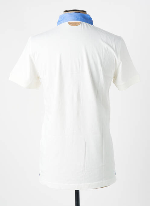 Polo alb AERONAUTICA bărbat