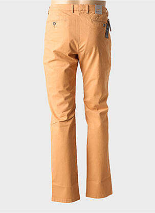 Pantalon chino țesătură poplin mărime normală portocaliu deschis BUGATTI bărbat