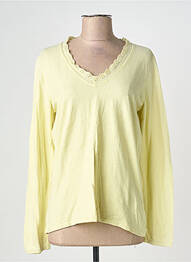 Tricou mâneci lungi mâneci lungi galben WIYA femme