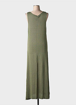 Rochie lungă fără mâneci fără mâneci verde MUS & BOMBON femeie