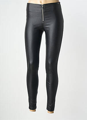 Pantalon 7/8 talie înaltă talie înaltă negru BSB femeie