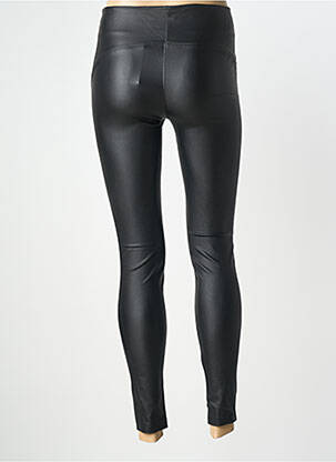 Pantalon 7/8 talie înaltă talie înaltă negru BSB femeie