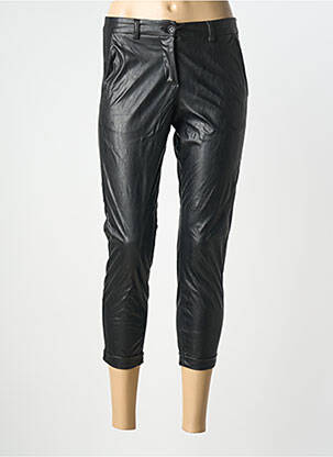 Pantalon 7/8 talie cu cleme mărime normală negru IMPERIAL femeie