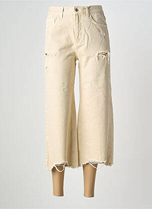 Blugi cu croială largă bej LIU JO femeie