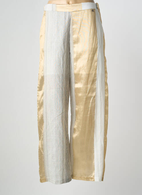 Pantalon larg auriu DIXIE femeie