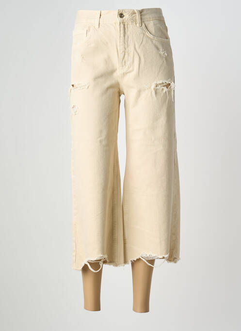 Blugi cu croială largă bej LIU JO femeie