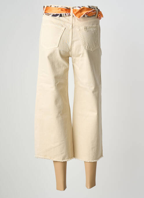 Blugi cu croială largă bej LIU JO femeie