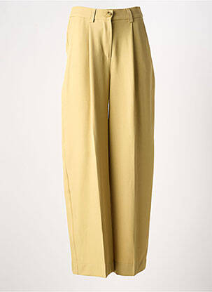 Pantalon larg verde ANGE femeie