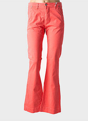 Pantalon evazat elasticitate mărime normală roșu PLEASE femeie