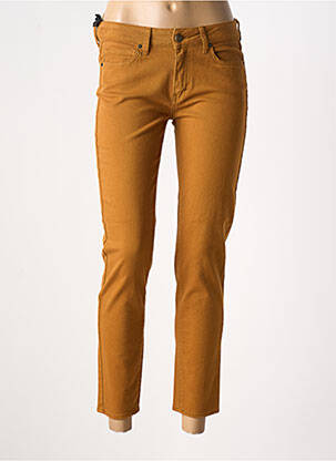 Blugi cu croială slim maro FIVE femeie