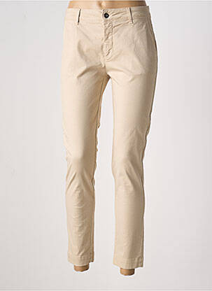 Pantalon chino bej LAUREN VIDAL femeie